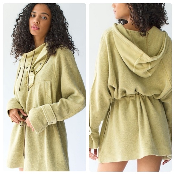 Free People Tops - Free People Sadie Surplus Knit Jacket Sunshine Yellow Size XS